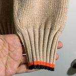 WISPR camo star cotton, nylon, silk blend long sleeve, crew neck sweater S Tan Photo 2