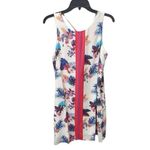 Hatley Tropical Floral Sleeveless Shift Dress XS White Pink Blue Resort Beach Photo 3