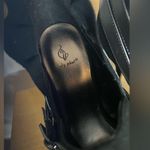 Baby Phat  Black Leather Silver Buckle Booties Size 9M Photo 3