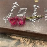 Handmade Magenta Pink Butterfly Bobby Pins Brass Photo 4