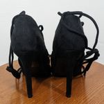 Cape Robbin Faux Suede Black Strappy Heels Size 8.5 Sexy Strappy Suede Heels Photo 2