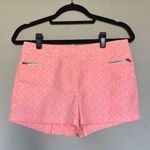 Under Skies Neon Pink Printed Shorts Photo 0