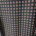 J.Crew Navy Sleeveless  Pleated Full-skirt Jacquard Dress in Size 6 Photo 6