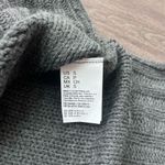 American Eagle Chunky Knit Cold Shoulder Sweater Size Small Grey Photo 9