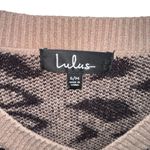 Lulus Good For You Taupe Leopard Print Sweater Photo 6