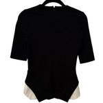 Stella McCartney  Black White Peplum Top Size EU 36 Photo 2