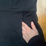 Banana Republic Women's Black Contrast Stitch Fit & Flare Sleeveless Dress Sz 0 Photo 5