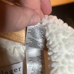 Liz Claiborne  Villager Vest Cream w/ Faux Shearling Collar Size XL Photo 2