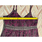APT 9 Women's Purple Paisley Print Camisole Dress Size XL X Photo 4