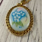 Vintage Hand Painted Porcelain Forget Photo 5