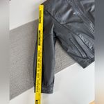 Vintage Berman’s Gray Leather Jacket Coat Fur Lining Sz 16 70’s 80’s Fits Sz M Photo 10