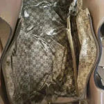 Fabletics Ostrich Print Handbag w/Strap Photo 4