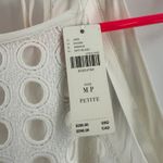 Anthropologie VINEET BAHL Dress SZ Petite Medium NWT Eyelet Halter Bridal White Photo 8