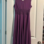 Rabbit, rabbit rabbit Designs Purple V neck Dress Purple Size 8 Photo 4