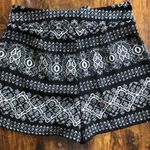 Monteau Black & White Patterned Shorts Photo 3