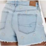 American Eagle ‎ Daisy Embroidered Mom Short Size 8 Photo 2