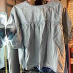 Lucky Brand  Light Blue Denim Blouse Photo 3