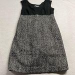 Classiques Entier ⭐ Classics Entier Black Grey Short Sleeve Tweed Bodycon Dress with Pockets Sz 6 Photo 0