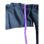 Majorelle  Shanti Top Black Off The Shoulder Ruffled Crop Bell Sleeve XS Photo 5