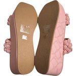 Matisse Women's Slip On Braided Double Strap Greyson Wedge Sandals Sz 8 NWOT Pink Photo 7