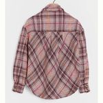 Anthropologie Hudson Plaid Shirt Jacket Size M Photo 2