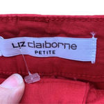 Liz Claiborne  size 16P red shorts Photo 3