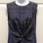 Jigsaw Sleeveless Cross Knot Striped Midi Dress Size 6 Photo 1