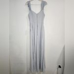 Birdy Grey NEW  Devin Chiffon Convertible Dove Gray Women XS Bridemaid Maxi Dress Photo 2