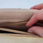 Vintage Gold Metallic Clutch Purse Photo 4