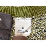 Anthropologie Guinevere Hemp Metallic Sweater Gold Sheer Open Knit Size M Photo 6