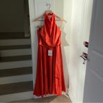 Reformation NWT  Sera Silk Two Piece in Red Coral Sz 8 Photo 3