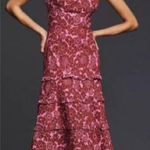 Anthropologie  Blythe Floral Midi Dress XXS Photo 0