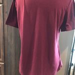 Unlisted womens size medium no labels maroon fall T-shirt Photo 4