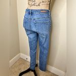 Articles of Society NTM: Raw Edge Hem Factory Faded Med Blue Skinny Jeans Sz 28 Photo 11