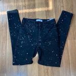 Sanctuary Social Standard by Black Jeans w/ Silver Splatter Paint Dots EUC Sz 4 Photo 99