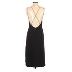 Rag and Bone  Slinky Division Open Back High Neck Chic Midi Dress Black 2 Photo 3