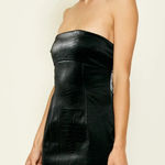 Line and Dot  Midnight Strapless Dress Photo 0