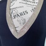 IISLI navy blue M-Vee long sleeve V-neck dress size P XS NWT Photo 1