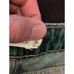 Avec Les Filles  Shorts Womens 30 Blue Denim Bermuda Cutoff Raw Hem Casual Photo 4