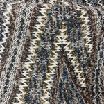 Faded Glory  Navy White Chevron Print Crisscross Back Boho Knit Casual Top – 1X Photo 4