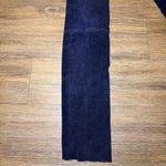 Shari’s Place Genuine Leather Dark Blue Pants Size 10 Photo 7