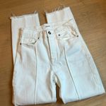 Hudson Jeans  Zoeey Pintuck Straight Leg cropped white Photo 3