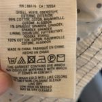 Anthropologie  Cartonnier Off White Cotton Double Breasted Blazer Size MP Cotton Photo 8