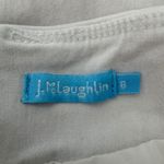 J. McLaughlin Skirt Size 8 White Cotton Blend Button Front Mini Casual Classic Photo 9