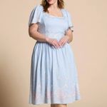 Her Universe Disney The Aristocats Marie Embroidered Midi Dress Photo 9