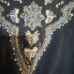 Free People  Chic Embroidered Women's Blouse in Navy Photo 1