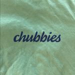 Chubbies  T-Shirt Men’s The Soto Light Turquoise Sky’s Out Thighs Out Medium Photo 2