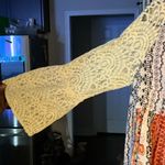 Kori  Colorful Patchwork Blouse with Lace Detail Photo 1