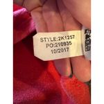 Vineyard Vines  Shirt Women Medium Red Whale Isle‎ Quarter Zip Pullover Preppy Photo 11