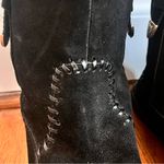 Minnetonka  Size 7 M Black Warm Leather Pull On Boots. Leather upper! Photo 5